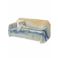 thumbnail image 2 of Yellow Blue Ombre Sofa Covers for 2-3 Cushion Couch L-Shaped Sectional, Abstract Modern Art Fluid Striped Washable Sofa Covers Slipcover for Living Room Furniture, Couch Cover Blanket 71"x134", 2 of 9