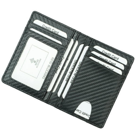 RENACLIPY Men's Carbon Fiber Clutch Wallet, Multi-Card Organizer for Business and Daily Use