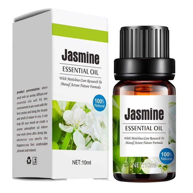 Xihbxyly Aceite de Aromaterapia, Aceite Esencial Natural Puro, Botella Ámbar Marrón de 10 Ml, Potenciador Del Estado de Ánimo y Purificador de Aire, Difusor, Humidificador, para Uso En Spa, Regalo Pe