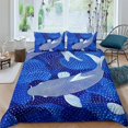 thumbnail image 1 of Home Bedding Set Fish Shell Comforter Cover Set Teen Adult Creative Seafloor Bedspreads,California King (98"x104"), 1 of 5