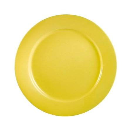 

Las Vegas Plate Rolled Edge Yellow 9 Dia. X 1 H Stoneware Yellow Pack of 1 8 Packs