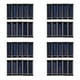 thumbnail image 1 of 40 Piezas de Mini Panel Solar Nuevos Paneles Fotovoltaicos de Celulas Solares de 0.5V 100mA Modulo de Panel Solar de Cargador de Bateria DIY 53 X 18 X 2.5mm, 1 of 9