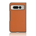 thumbnail image 2 of for Google Pixel Fold Case 7.6-inch, Scratch Resistant Ultra-Thin Premium PU Leather Slim Shockproof TPU Bumper Raise Edge Protection Phone Case for Google Pixel Fold 2023, Brown, 2 of 7