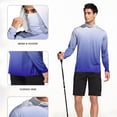 thumbnail image 5 of Mifsaly Summer Hoodies for Men Long Sleeve Sun Protection Shirts 2026 Quick-Dry Lightweight Hoodie Thumb Hole Windproof Outdoor Athletic Sweatshirt with Mask M, 5 of 7