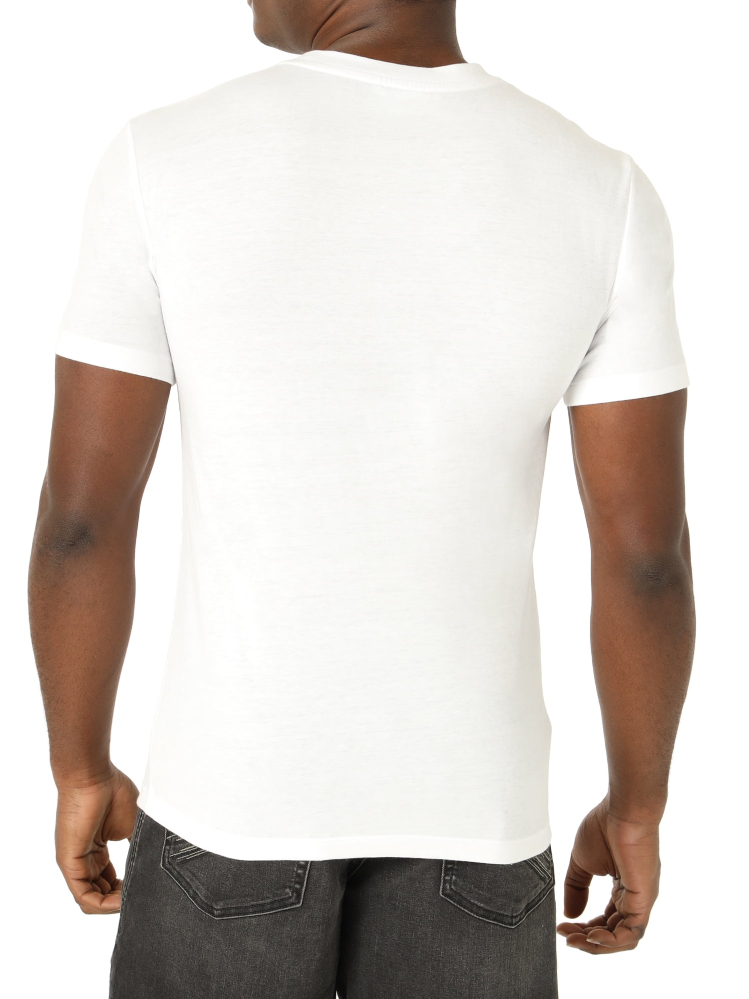 Rock & Republic Men's Short Sleeve Crew Neck Mirror Logo Tee