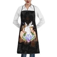 thumbnail image 2 of XMXY Chef Aprons with Pockets for Women Men, Funny Cartoon Bunny Waterproof Cooking Kitchen Aprons, 28.3 x 20.4 inches, 2 of 8