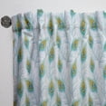 thumbnail image 3 of DESIGN ART Designart 'Peacock Feather' Modern Curtain Single Panel 52 in. wide x 63 in. high - 1 Panel 63 Inches, 3 of 5