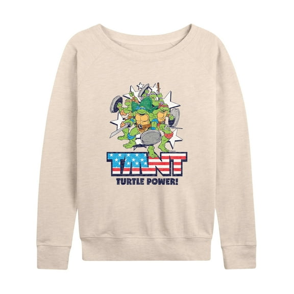 Teenage Mutant Ninja Turtles - Turtle Power Americana - Women's Lightweight Long Sleeve Shirt