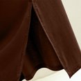 thumbnail image 5 of Puntoco Women's Modal Maxi Sleep Dress, V Neck Short Sleeve Loose Side Slit Loungewear Nightgown, 5 of 5