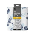 thumbnail image 5 of Watercolor Botanical Woven Textured Fabric Shower Curtain, 70" x 72", 5 of 5
