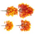 thumbnail image 4 of SHISUYAN 4 Pcs Garden Plastic Maple Model Layout Props Scenery DIY Handmade Landscape Material Mini Maple Tree Model Orange (19cm, 15cm, 13cm, 10cm Style), 4 of 8