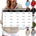 thumbnail image 4 of Lumtrix Womens Oversized Sweatshirts V Neck Henley Turtle Neck Long Sleeve Button Fleece Pullover, Casual Teen Girls Y2K , Fall Winter Fashion Army Green S, 4 of 7