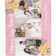 thumbnail image 5 of Love Hapiness Custom Blanket with 15 Photos Personalized Picture Blankets Customized Gifts for Girfriend for Valentiens, 60x80 inch Blankets, 5 of 5