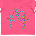 thumbnail image 4 of Inktastic Geometric Pattern Ballerinas Girls Toddler T-Shirt, 4 of 5