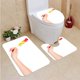 thumbnail image 1 of ABPHQTO Helado afrutado sujetar con la mano Juego de alfombras de baño de 3 piezas Alfombra de baño Alfombra de contorno y tapa de inodoro ABPHQTO  Cont-CHAPPLE-20334, 1 of 2