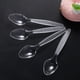 thumbnail image 5 of Cucharas de plástico 60pcs Utensilios desechables Cucharas de cubiertos transparentes HOMEMAXS MX4670370, 5 of 6