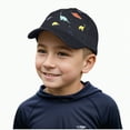 thumbnail image 2 of KPOPLK Dinosaur Boys Girls Caps Embroidery Baby Baseball Caps Cotton Toddler Kids Hat Spring Summer Autumn(1-3 Years,Black), 2 of 4