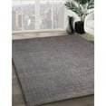 thumbnail image 2 of Ahgly Company Indoor Square Mid-Century Modern Carbon Gray Oriental Area Rugs, 7' Square, 2 of 6