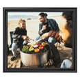 thumbnail image 5 of ArtToFrames 23" x 23" Walnut Picture Frame, 23x23 inch Brown MDF Poster Frame (WOM-4094),  Pack, 5 of 8