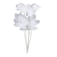 thumbnail image 2 of Rosas de poliéster, accesorios de fotografía de Halloween, decoración del hogar, decoración decorativa para fiestas, de imitación DIY para bodas todo blanco Macarena flores de imitación de halloween, 2 of 8