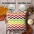 thumbnail image 2 of 2PCS Throw Pillow Covers, Decorative Thanksgiving Halloween Christmas Pillow Covers 18x18, Soft Cushion Pillow Cases for Sofa Couch Bed Livingroom Home Farmhouse Decor, Retro Flowers, No Insert, 2 of 6