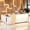 Wood + Beige, variant on STICCIO Reception Desk with LED Strip Lights, 63'' Front Desk with Counter, Lockable Drawer, Keyboard Tray and Storage Cabinet for Office Lobby Salon