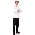 thumbnail image 4 of Chef Works Men's Monte Carlo Premium Cotton Chef Coat, 4 of 5