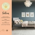 thumbnail image 5 of Buzz & Bloom Kids Full-Size Platform Bed with Panel Headboard and Footboard, Gray, 5 of 12