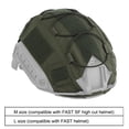thumbnail image 3 of WDOplteas Funda para Paintball Airsoft Con Aro Y Bucle para Rápido (verde L), 3 of 9