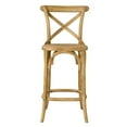 thumbnail image 5 of Modway Gear 39.5" Modern Style Elm Wood Counter Stool in Natural Finish, 5 of 7