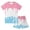 0-Light Pink&148, variant on Tiijoy Toddler Boys Shorts Set Casual Short Sleeve T-Shirt Shorts Outfits, Sizes 2-3