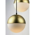 thumbnail image 4 of E20364-92MG ET2 Lighting Half Moon-27W 3 LED Pendant-16.5 Inches wide by 8.5 inches high-Metallic Gold Finish, 4 of 5