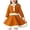 Yellow, variant on VERUGU Girls Dresses Kids Cute Deer Christmas Children Clothing Hooded Play Up Long Sleeve Round Neck Dress 3-12 Year