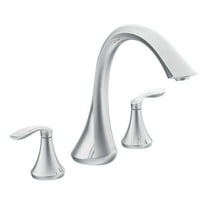 Moen T943 Chrome two-handle roman tub faucet