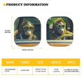 thumbnail image 5 of KUIFORTI Car Sun Shade Windshield Cover Funny Gorilla - Extra Thick 2-Piece Set with Thermal Shield Technology, Fits Most Sedans & SUVs, 5 of 5