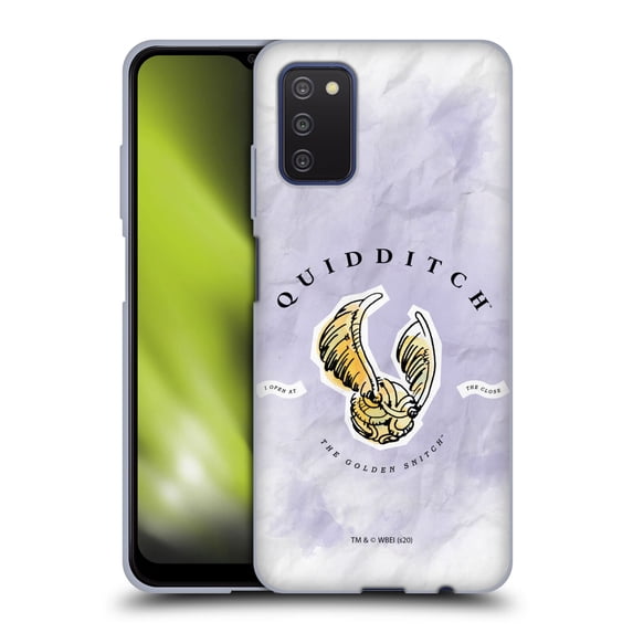 Head Case Designs Officially Licensed Harry Potter Deathly Hallows XVII Quidditch Golden Snitch Soft Gel Case Compatible with Samsung Galaxy A03s (2021)