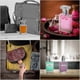 thumbnail image 5 of 8 Pack 30ml/1oz Empty Refillable Perfume Clear Glass Atomiser Spray Bottles - Transparent Square Bottles with Silver Mist Pump - Portable for Travel, 5 of 5