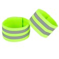 thumbnail image 3 of 8 Pcs Green Reflective Slaps for Ankles Reflective Slaps High Visibility Night Safety Cycling Riding Reflector, 3 of 8