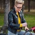 thumbnail image 3 of Lishi Comfortable Oversized Backrest Bike Saddle with Black Back Support, 3 of 5