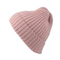 thumbnail image 3 of WITHMOONS Ribbed Knit Beanie Classic Plain Warm Cuff Daily Cap XZ50075 (Pink), 3 of 4
