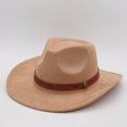 thumbnail image 4 of OJSFQUFP Cowboy Hat for Women and Men with Shapeable Wide Brim Cattleman Western Hats for Cowboys And, 4 of 4