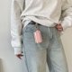 thumbnail image 5 of Bolso Mano Underarm Bag Shopper Con Llavero para Mujer () Rosa, 5 of 8