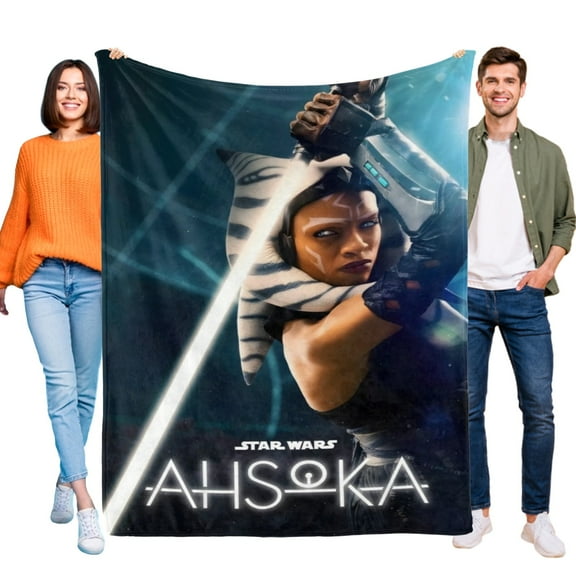 Ahsoka Blanket for Kids, Soft Warm Flannel Throw Blanket for Boys Girls, 30x40 Inch Small Blanket for Sofa Couch Gifts Home Decor