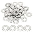 thumbnail image 1 of Uxcell Rondelles Plates en Acier Inoxydable, Petite Entretoise Ronde pour Vis Boulons Écrous Assortiment 50 3/8 Pouces ID x 5/6 Pouces OD, 1 of 7