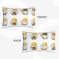 thumbnail image 2 of Honeii Gnomes Honey Bee Pattern Decorative Throw Pillow Case - Elevate Your Couch, Sofa, or Bed with Stylish Home Decor-20"x30", 2 of 6