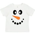 thumbnail image 3 of Inktastic Cute Smiling Snowman Face with Carrot Nose Boys or Girls Toddler T-Shirt, 3 of 5