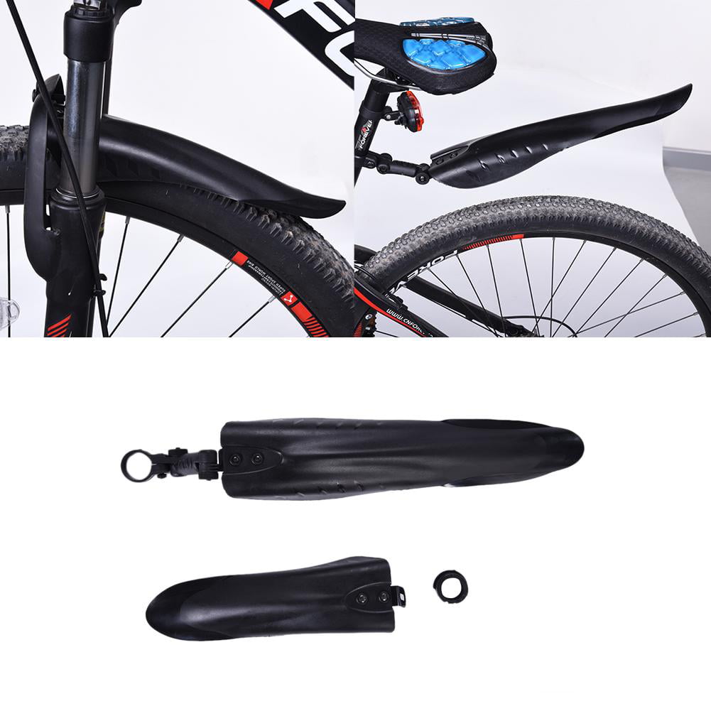 Bicycle Fenders Black Mountain Bike Front/Rear Fender Cycling Mudguard Wings Kit