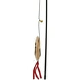thumbnail image 5 of Pavilion - Reindeer - 18" String Cat Toy With 18" Stick Handle With Ribbons And Bells Kitten Kitty Feline Furry Companion Christmas Holiday Gift Present, 5 of 7
