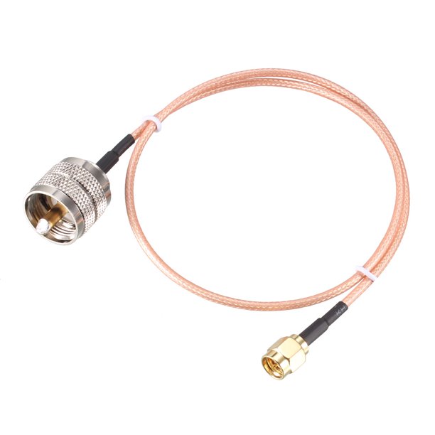Cable Coaxial RG316 RF SMA Macho a UHF PL-259 Macho 1,5 Pies Unique Bargains