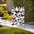 thumbnail image 4 of Bandera de jardín de temporada de Mickey Mouse, bandera de doble cara, bandera navideña para decoraciones navideñas al aire libre., 4 of 8